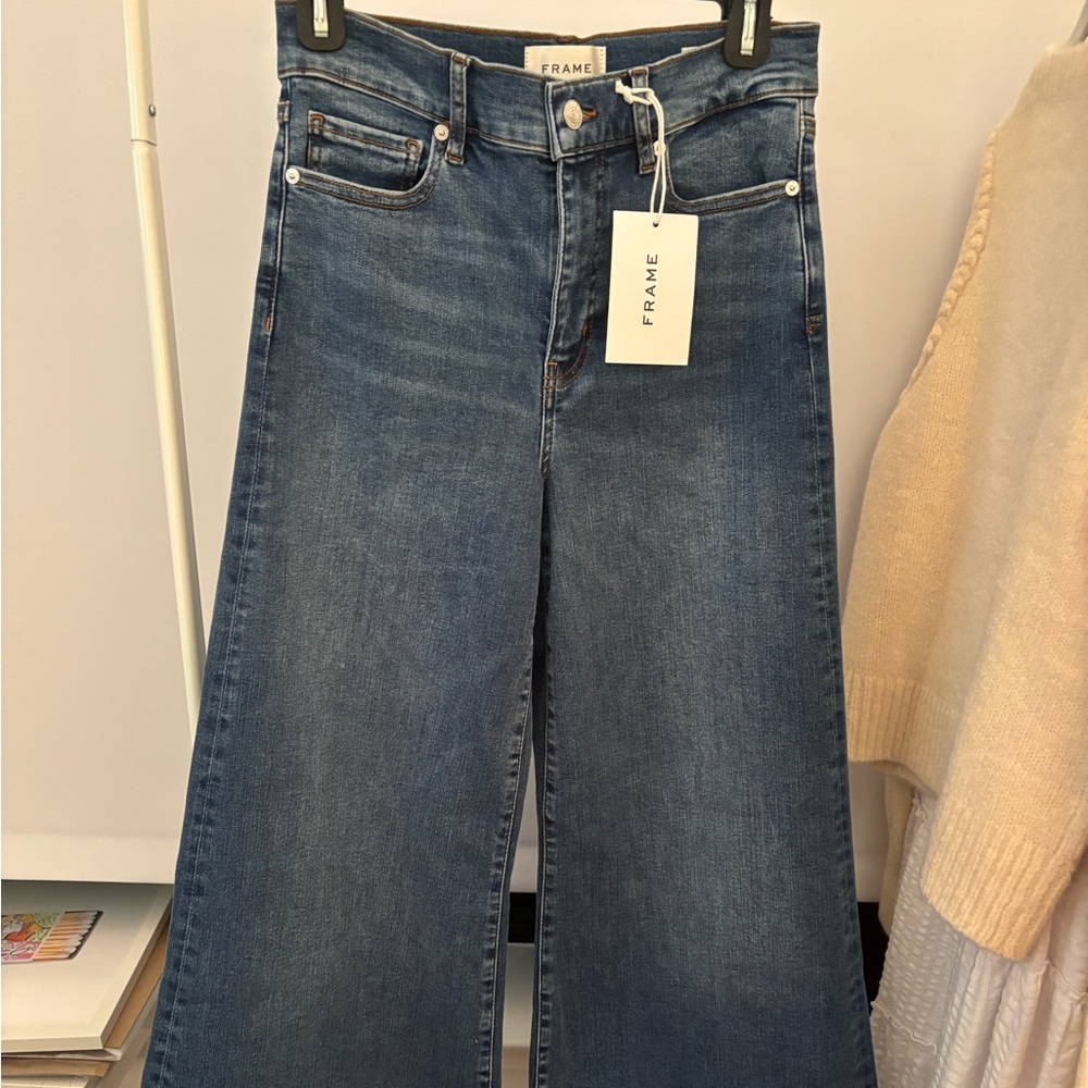 New Frame wide leg jeans!